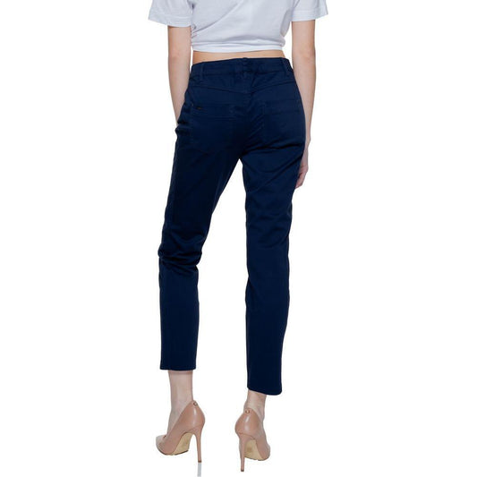 Street One Blue Cotton Jeans & Pant