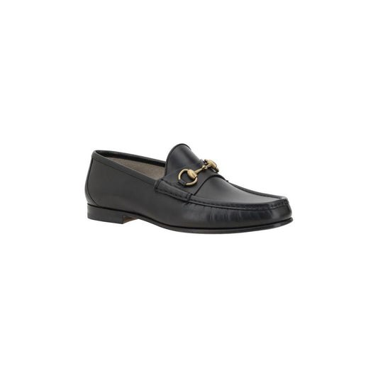 Gucci Leather Loafers Gucci Dark Slate Gray