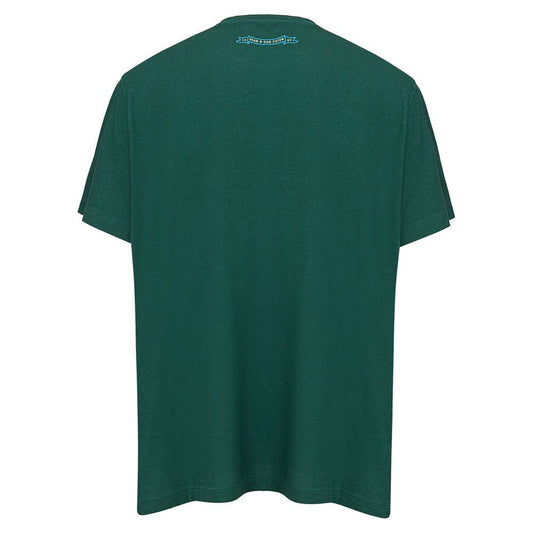 Dsquared² Green Cotton T-Shirt Dsquared² Dark Slate Gray
