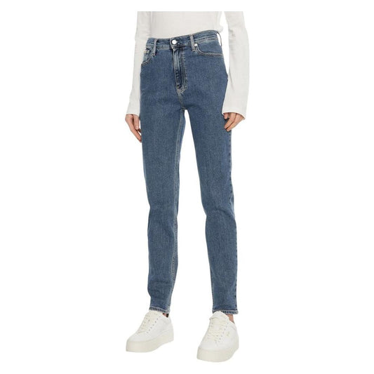 Calvin Klein Jeans Blue Cotton Jeans & Pant Calvin Klein Jeans Dim Gray