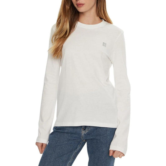 Calvin Klein Jeans White Cotton Tops & T-Shirt