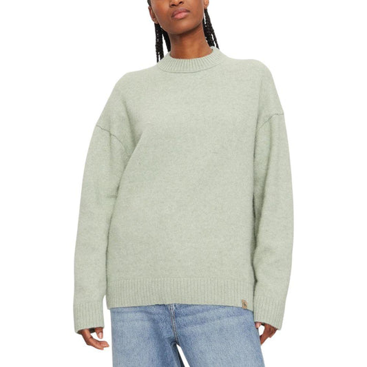 Calvin Klein Jeans Green Polyester Sweater Calvin Klein Jeans Gray
