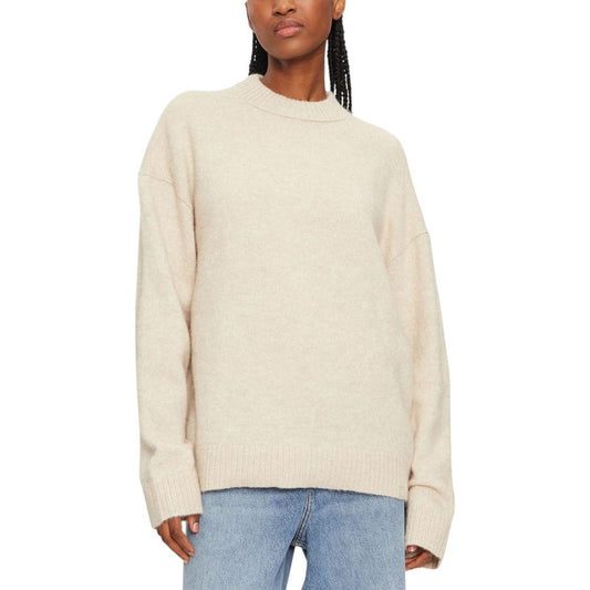Calvin Klein Jeans Beige Polyester Sweater Calvin Klein Jeans Light Gray