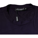 Dolce & Gabbana Purple DG Logo Cotton Crew Neck T-shirt TSH878563-50