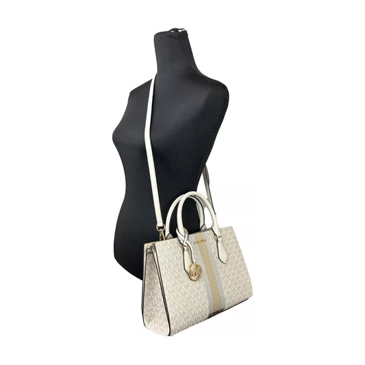 Michael Kors Michael Kors Sheila Medium Crossbody Satchel Purse Bag Pale Gold 81963 1728,67346104480,Bags,Crossbody Bags - Women - Bags,Michael Kors,New with tags,Satchel Bags - Women - Bags,Women - Bags