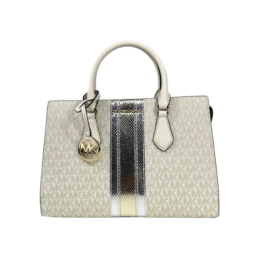 Michael Kors Michael Kors Sheila Medium Crossbody Satchel Purse Bag Pale Gold 81963 1728,67346104480,Bags,Crossbody Bags - Women - Bags,Michael Kors,New with tags,Satchel Bags - Women - Bags,Women - Bags