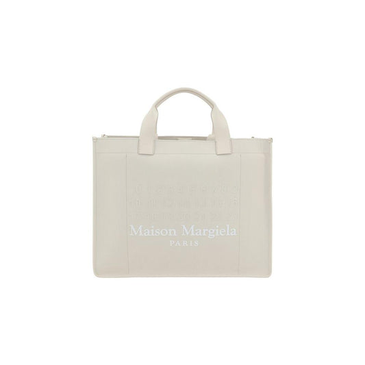 Margiela Cotton Tote Bag Margiela Light Gray