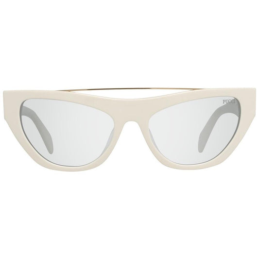 Emilio Pucci White Metal Sunglasses Emilio Pucci Light Gray