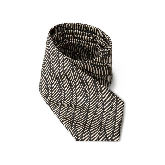 Giorgio Armani Black And White Silk Ties & Bowty