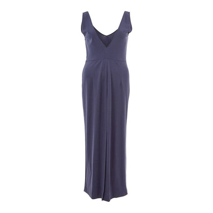 Lardini Blue Viscose Casual Dress