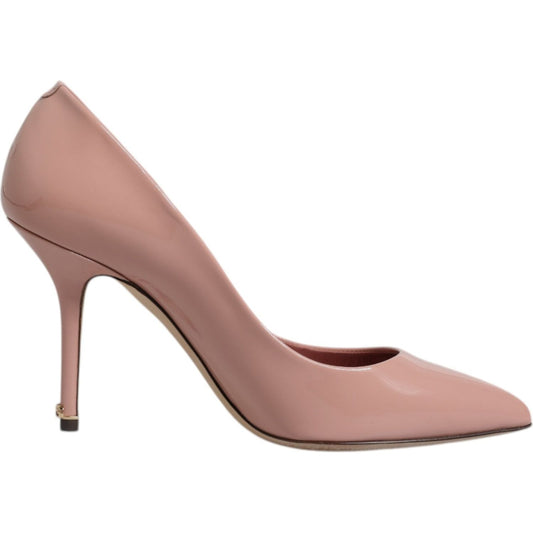 Dolce & Gabbana Pink Patent Leather Stiletto Heel Pumps Shoes