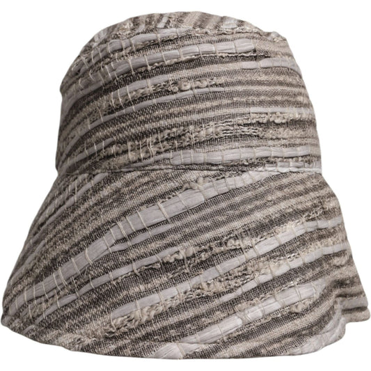 Dolce & Gabbana Multicolor Stripes Cotton Bucket Cap