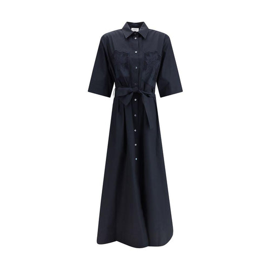 P.A.R.O.S.H. Long chemisier Dress P.A.R.O.S.H. Dark Slate Gray