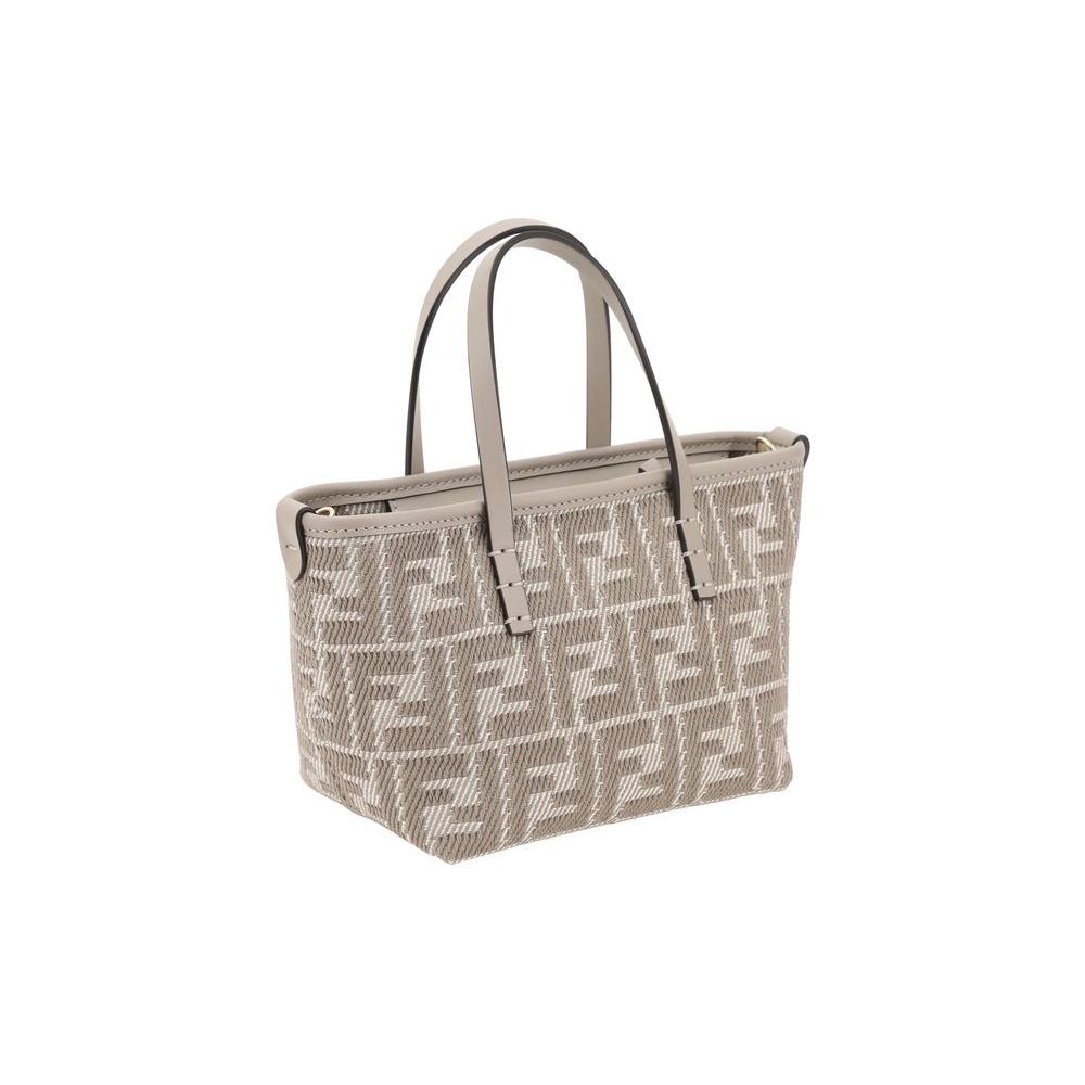 Front view with bag zipped and handles upright.
