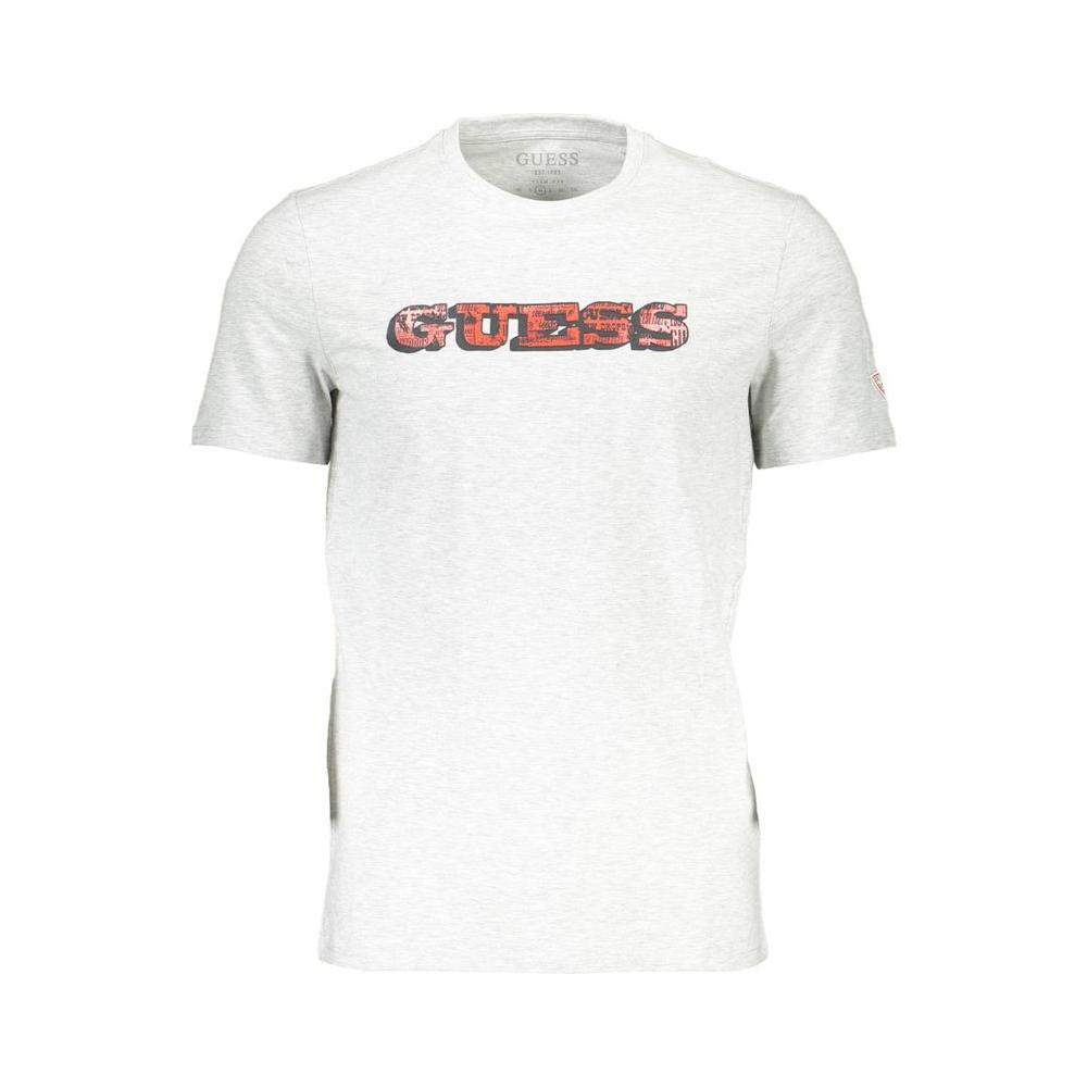 Guess Jeans Grigio Cotton Men T-Shirt