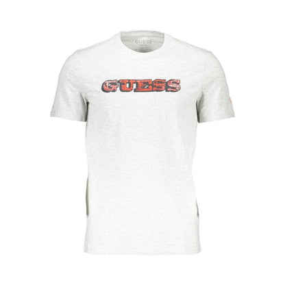 Guess Jeans Grigio Cotton Men T-Shirt