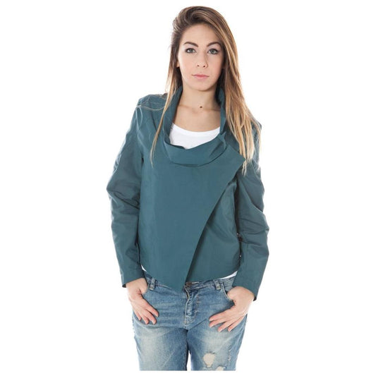 Calvin Klein Green Polyamide Women Jacket Calvin Klein Dim Gray
