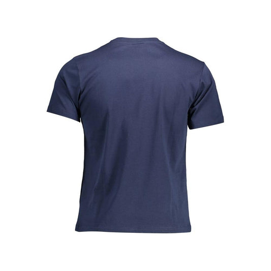 North Sails Blue Cotton Men T-Shirt North Sails Dark Slate Gray