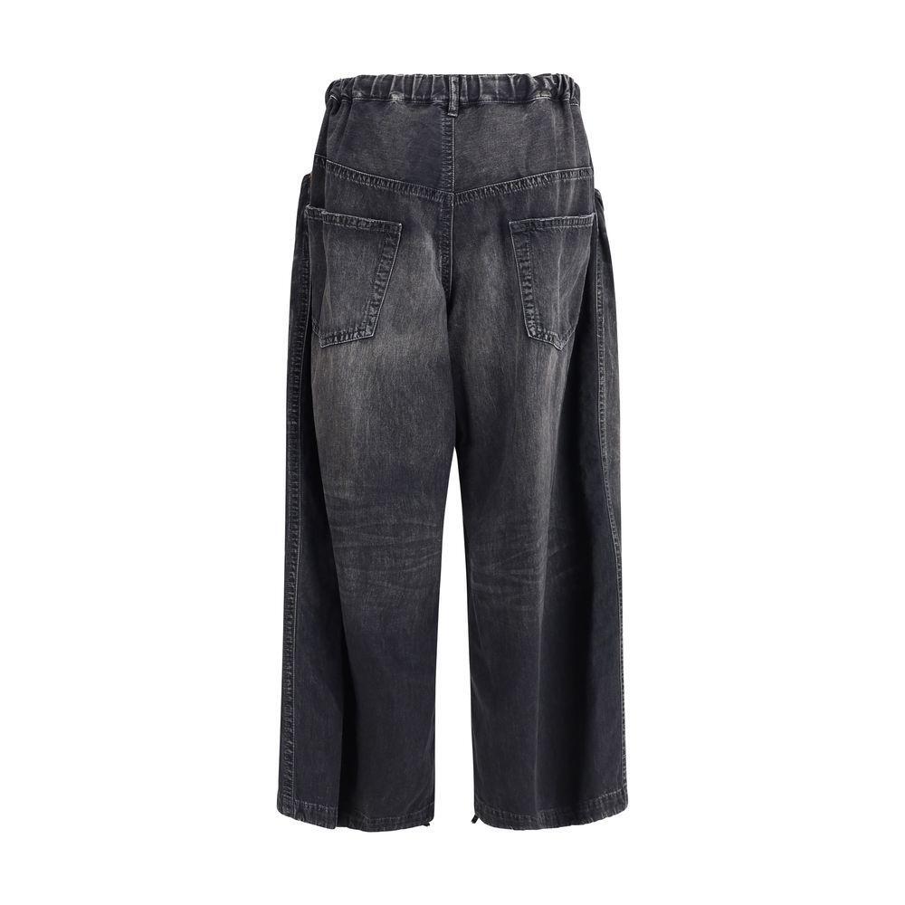 Maison Mihara Yasuhiro Baggy Jeans MA-B14PT075BLACK-IT38 | S