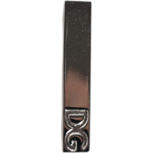 Dolce & Gabbana Dolce & Gabbana Silver Tone Brass Logo Branded Tie Clip Bar SMY10635 1728,67345645728,Dolce & Gabbana,Jewelry,Material: 100% Real Brass,Men,Men - Jewelry,New with tags,Silver,Tie Clips - Men - Jewelry