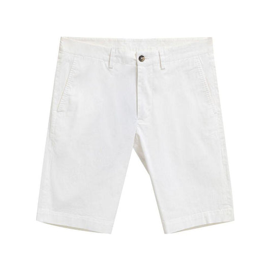 Dolce & Gabbana White Cotton Short Dolce & Gabbana Lavender