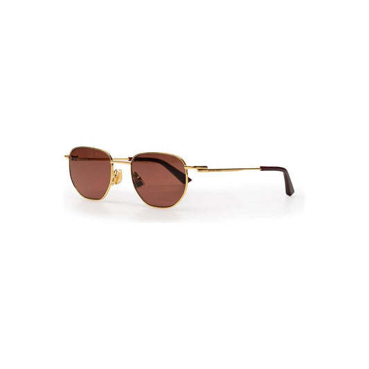 Bottega Veneta Gold Metal Sunglasses Bottega Veneta White Smoke