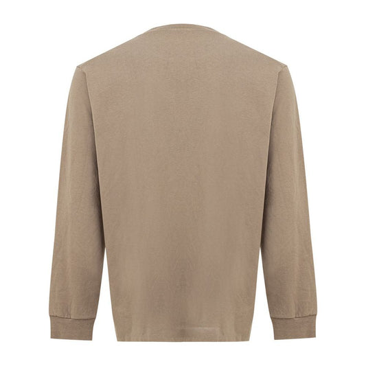 Dsquared² Beige Cotton T-Shirt Dsquared² Rosy Brown