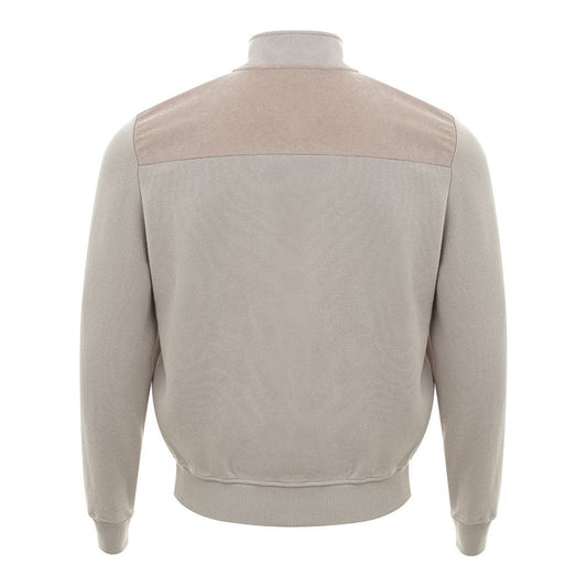 Gran Sasso Beige Cotton Cardigan for Men Gran Sasso Dark Gray