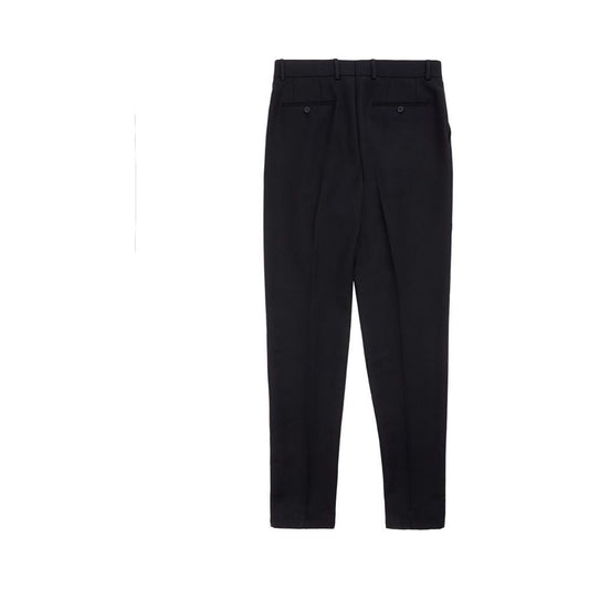 Dolce & Gabbana Elegant Polyester Black Pants for Men Dolce & Gabbana Black