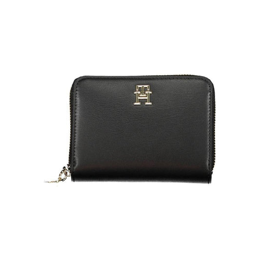 Tommy Hilfiger Black Polyethylene Women Wallet Tommy Hilfiger Dark Slate Gray
