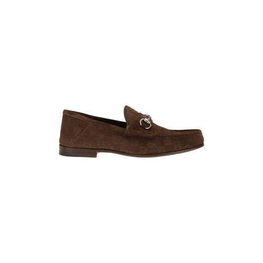 Gucci Suede Horsebit 1953 Loafers Gucci Dark Slate Gray