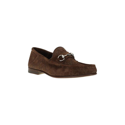 Gucci Suede Horsebit 1953 Loafers Gucci Dark Slate Gray