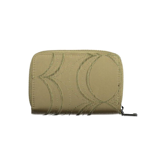 Desigual Green Polyester Women Wallet Desigual Rosy Brown