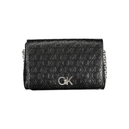 Calvin Klein Black Polyester Handbag Calvin Klein Dark Slate Gray