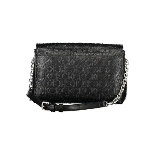 Calvin Klein Black Polyester Handbag Calvin Klein Dark Slate Gray
