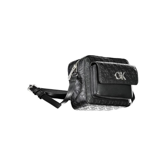 Calvin Klein Black Polyester Handbag Calvin Klein Dark Slate Gray