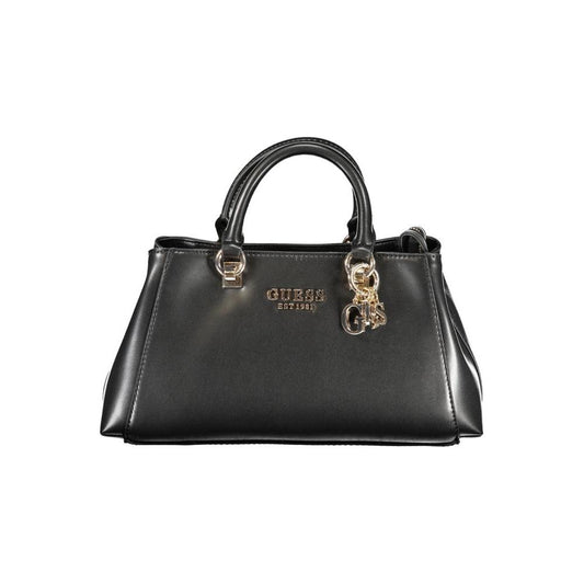 Guess Jeans Black Polyethylene Handbag Guess Jeans Dark Slate Gray