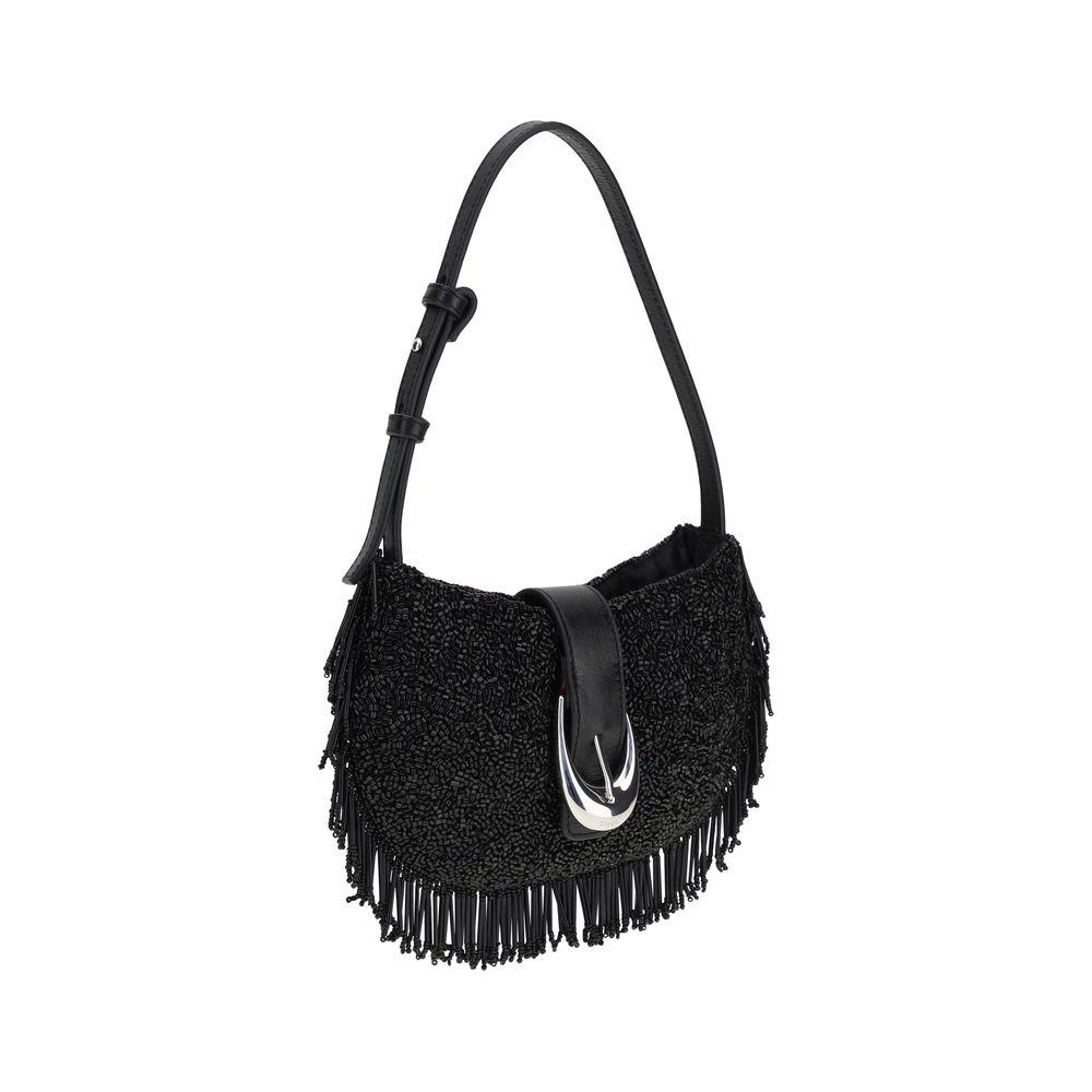 Front view with bag zipped and handles upright.