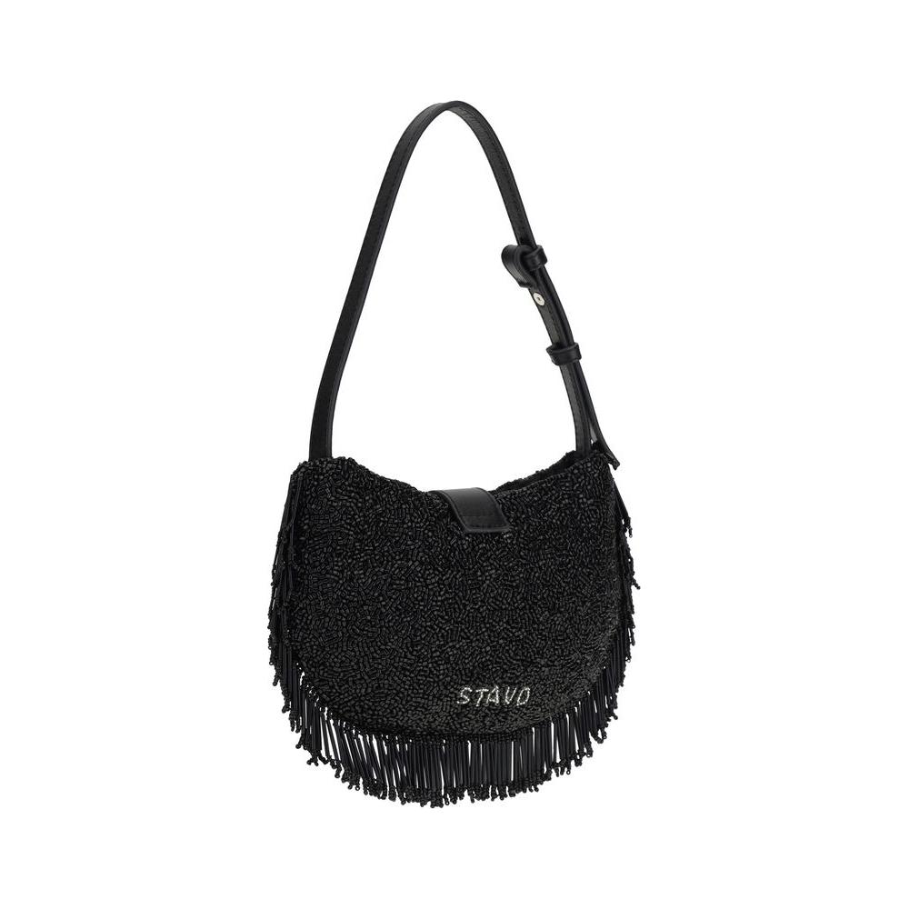 Front view with bag zipped and handles upright.