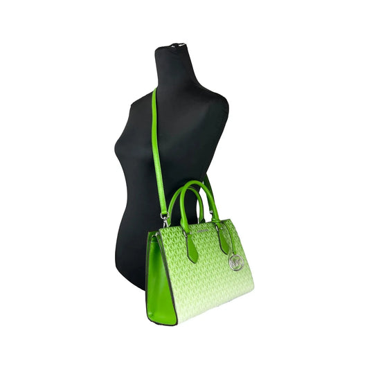Michael Kors Michael Kors Sheila Medium Crossbody Satchel Purse Bag Jungle Green 23794 1728,67346104480,Bags,Crossbody Bags - Women - Bags,Michael Kors,New with tags,Satchel Bags - Women - Bags,Women - Bags