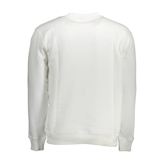 North Sails White Cotton Men Sweater North Sails Light Gray