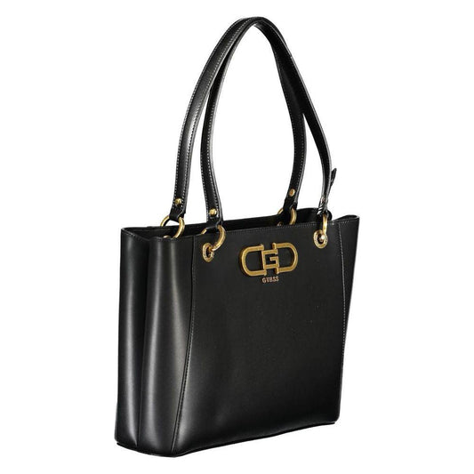 Guess Jeans Black Polyethylene Handbag Guess Jeans Black