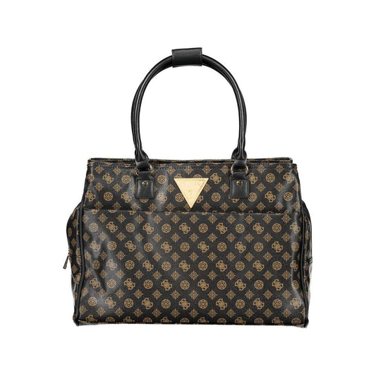 Guess Jeans Brown Polyethylene Handbag Guess Jeans Dark Slate Gray