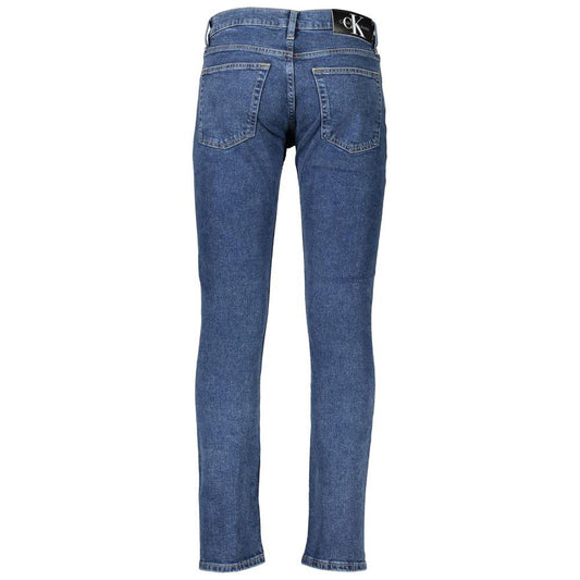 Calvin Klein Blue Cotton Jeans & Pant Calvin Klein Dark Slate Blue