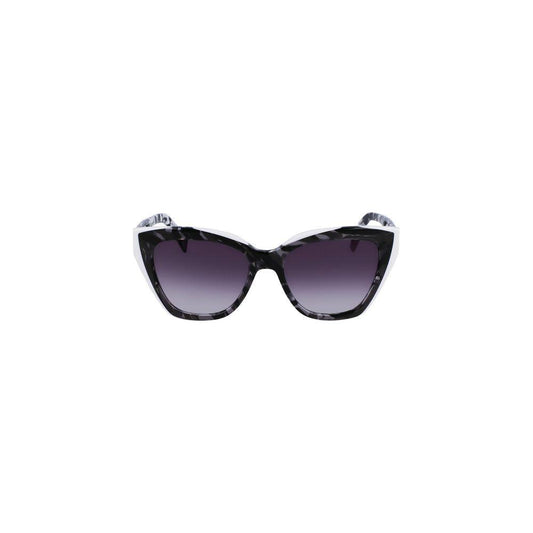 Liu Jo White Acetate Sunglasses Liu Jo Dark Slate Gray