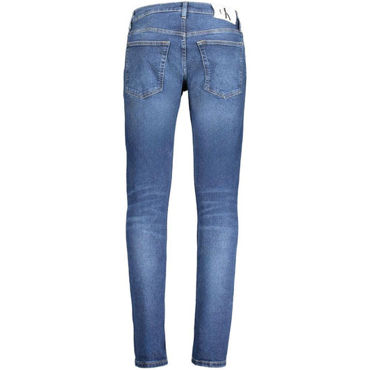 Calvin Klein Blue Cotton Jeans & Pant Calvin Klein Slate Gray