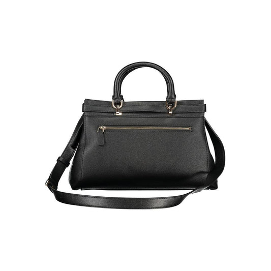 Guess Jeans Black Polyethylene Women Handbag Guess Jeans Dark Slate Gray