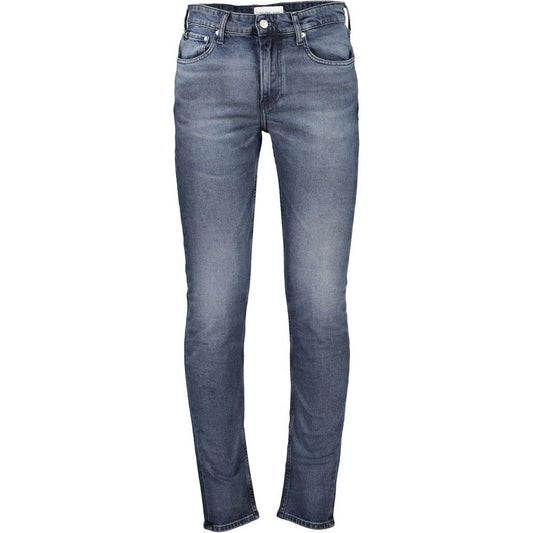 Calvin Klein Blue Cotton Jeans & Pant Calvin Klein Dim Gray