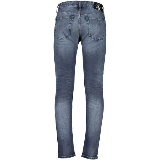 Calvin Klein Blue Cotton Jeans & Pant Calvin Klein Dim Gray