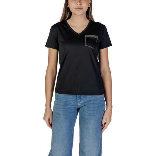 Liu Jo Black Cotton Tops & T-Shirt